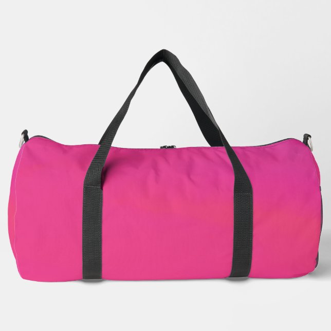 Digitaldruck mit rosa Swirn Duffle Bag (Vorderseite)