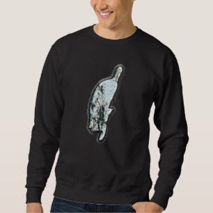 Digitale abstrakte Katze 63 Sweatshirt