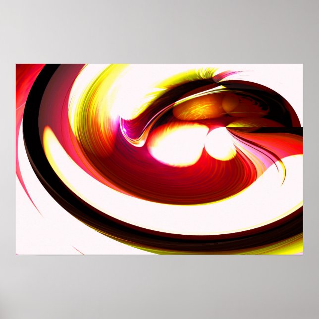 Digitale Abstrakte Schaltkreise für Computermalere Poster (Vorne)