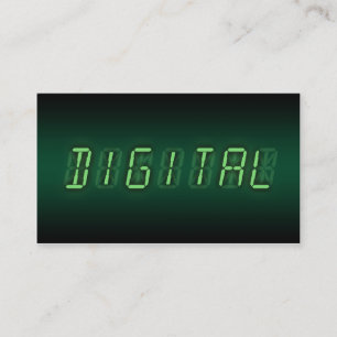 digitale Anzeige Visitenkarte