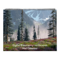 Digitale Blasphemie Landscapes Wall Calendar