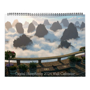 Digitale Blasphemie - Mauerkalender 2024 Kalender