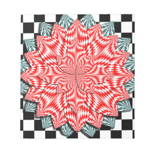 Digitale Blume von Kenneth Yoncich Notizblock
