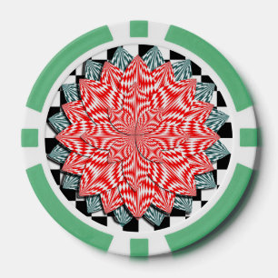 Digitale Blume von Kenneth Yoncich Pokerchips