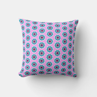 Digitale bunte Blume Kissen