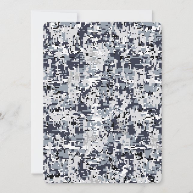 Digitale Camouflage-Dekoration im urbanen Stil (Vorderseite)