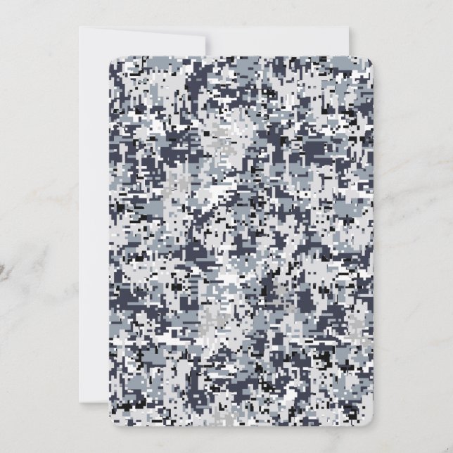 Digitale Camouflage-Dekoration im urbanen Stil (Vorderseite)