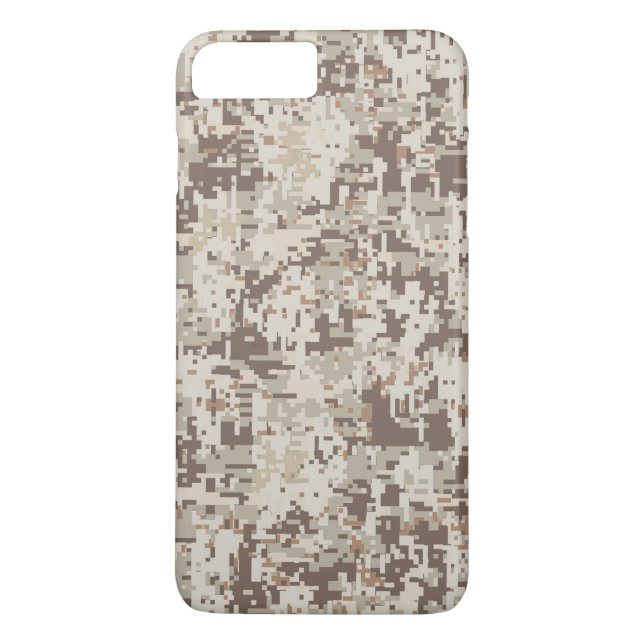 Digitale Camouflage-Dekoration im Wüstenstil Case-Mate iPhone Hülle (Rückseite)