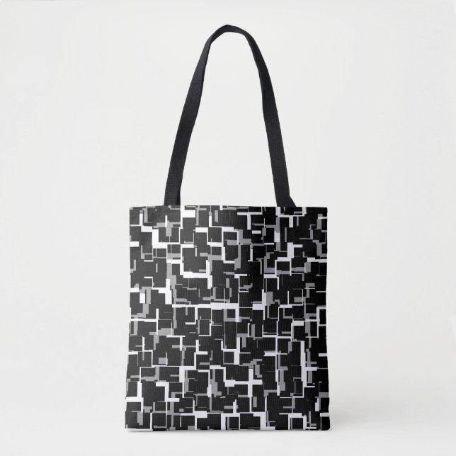 Digitale Camouflage Schwarz-weißes Graumuster (Vorderseite)
