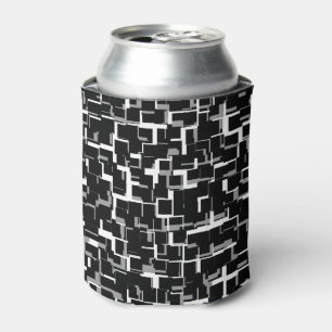 Digitale Camouflage Schwarz-weißes Graumuster Dosenkühler