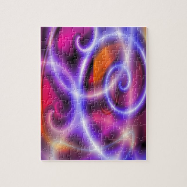 Digitale Computerkunst - Abstrakt moderne Kunst Puzzle (Vertikal)