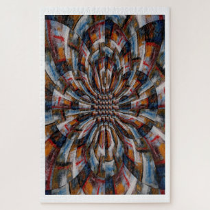 Digitale Computerkunst Abstrakt moderne Schwierigk Puzzle