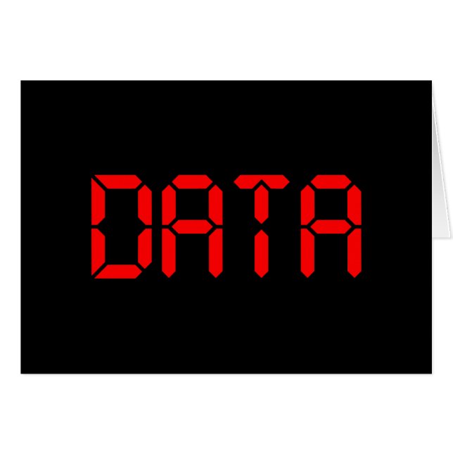 DIGITALE DATENKARTE (Vorderseite (Horizontal))