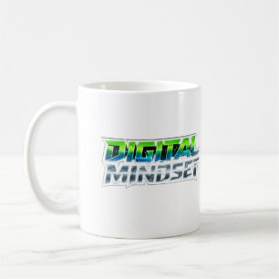 Digitale Denkweise Futuristische Tech-Kaffeetasse Kaffeetasse