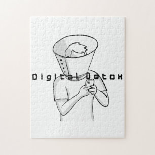 digitale Detox-Behandlung Puzzle