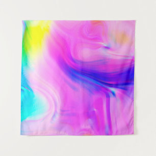 Digitale Effekte. Multicolor abstrakter Hintergrun Wandteppich