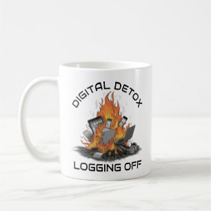 Digitale Entgiftung Kaffeetasse