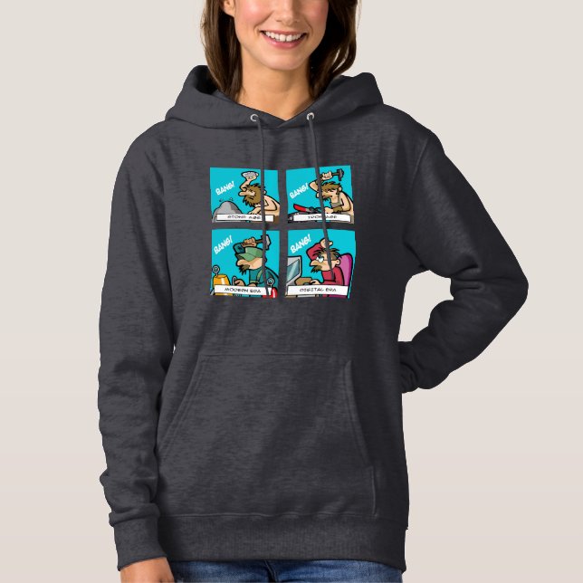 Digitale Evolution 2 Hoodie (Vorderseite)