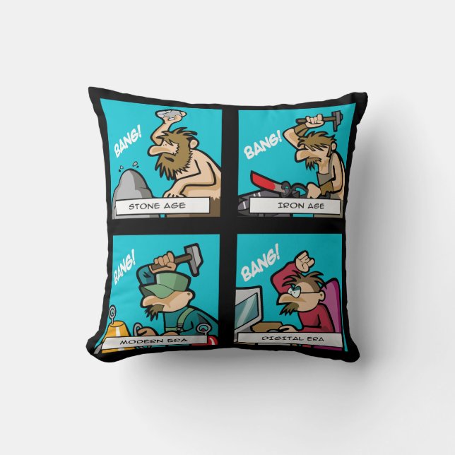 Digitale Evolution 2 Kissen (Vorderseite)