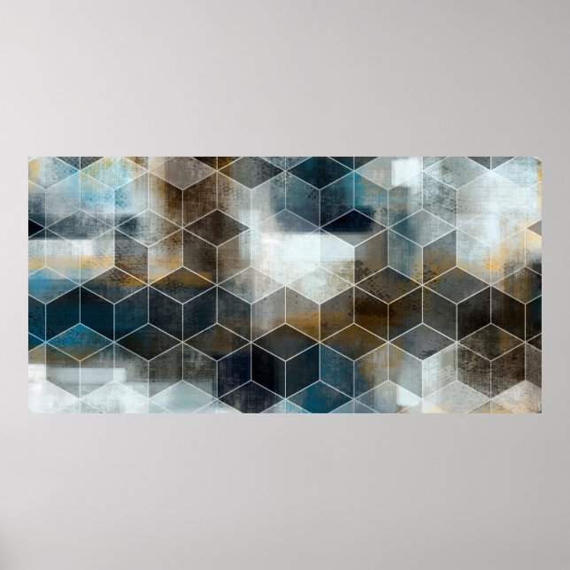 digitale farbige Wandfliesen, Design, Hintergrund, Poster (Vorne)