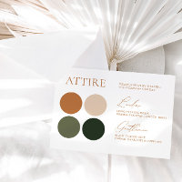 Digitale Farbpalette Grün/Terracotta