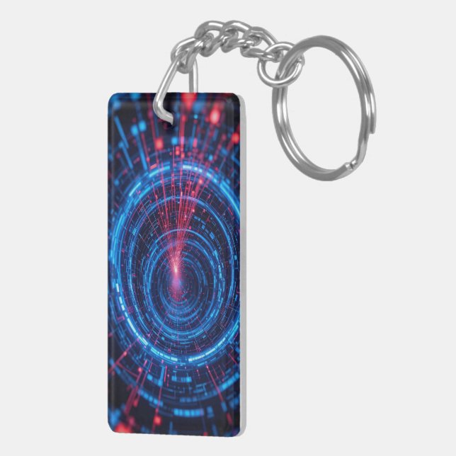 Digitale Festung: Der sichere Strom Schlüsselanhänger (Rückseite rechts)