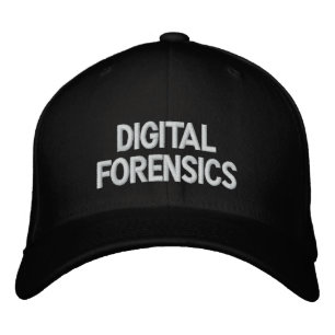 Digitale Forensik Bestickte Kappe