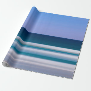 Digitale Fotografie absichtlich unscharf blau sais Geschenkpapier