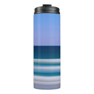 Digitale Fotografie absichtlich unscharf blau sais Thermosbecher