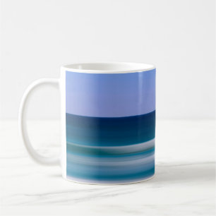 digitale Fotografie beabsichtigte Unschärfe blaue Kaffeetasse