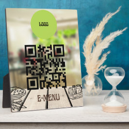 Digitale Freuden: 8x10 mit Easel QR Code Menü Fotoplatte