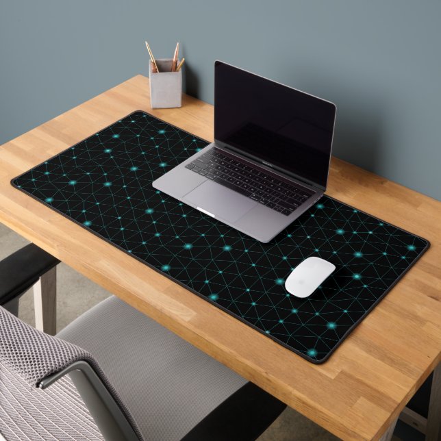 Digitale Gestaltung eines dunklen Hintergrunds mit Schreibtischunterlage (Büro 2)