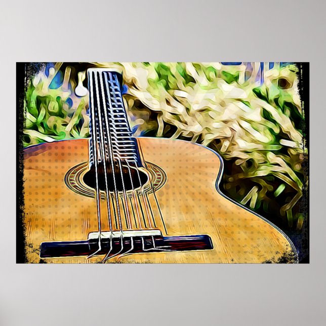 Digitale Gitarre Poster (Vorne)