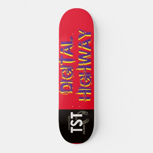 DIGITALE HIGHWAY / TST / JMT SKATEBOARDS (Vorderseite)