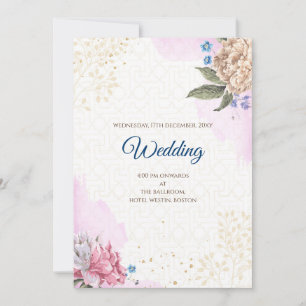 Digitale hinduistische Hochzeitseinladung Indische Einladung