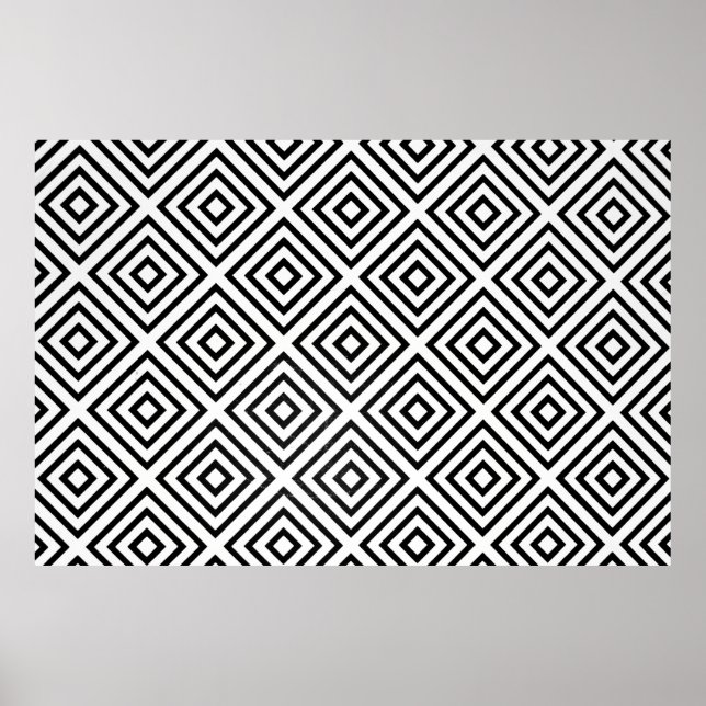 Digitale Hintergrundbilder mit Schwarzweißvermerk Poster (Vorne)