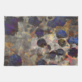 Digitale Hintergrundkunst des Blumenmusters / Blum Geschirrtuch