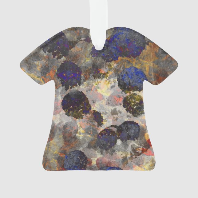 Digitale Hintergrundkunst des Blumenmusters / Blum Ornament (Rückseite)