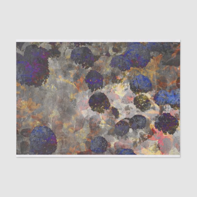 Digitale Hintergrundkunst von Blumenmuster / Blume Seidenpapier (Vorderseite)