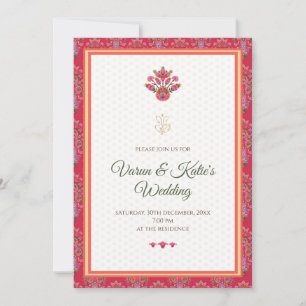 Digitale indische Einladung & Indische Hochzeitsei