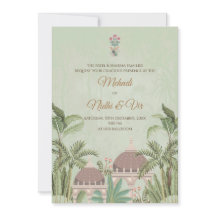 Digitale indische Hochzeitseinladungen Hindu-Einla