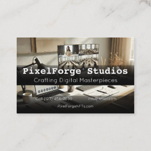 Digitale Innovation der NFT-Creator-Visitenkarte Visitenkarte