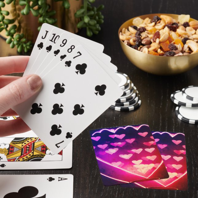 Digitale Karten für gebrochenes Herz Spielkarten (In Situ)