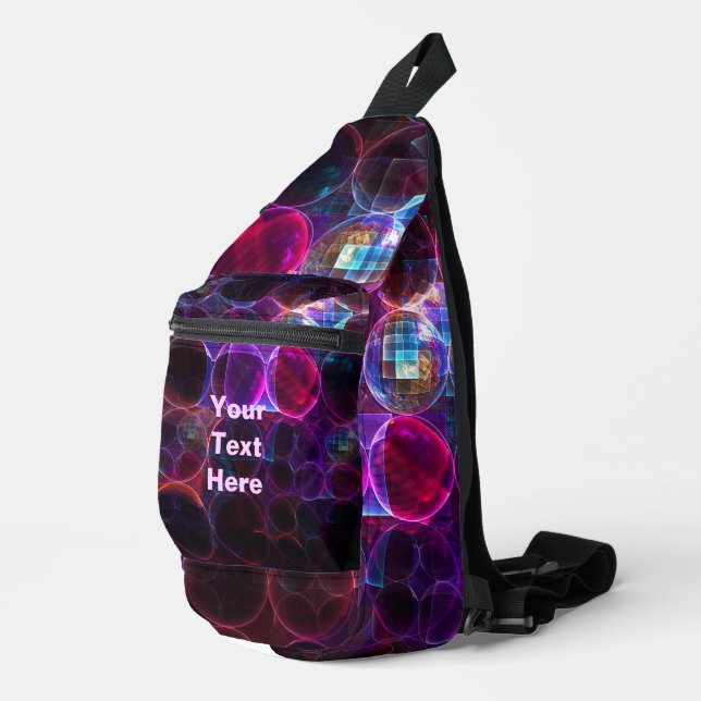 Digitale Kavitation Crossbody Bag (Rechte Ecke)