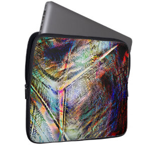 Digitale Kratzer mit glänzender und dunkler Touch Laptopschutzhülle