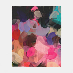 Digitale Kunst abstraktes Muster. Handzeichnung mo Fleecedecke