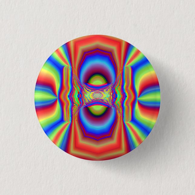 Digitale Kunst der dimensionalen Schnittstelle Button (Vorderseite)