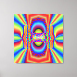 Digitale Kunst der dimensionalen Schnittstelle Leinwanddruck