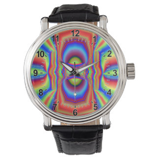 Digitale Kunst in Dimensionen Armbanduhr