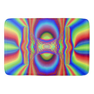Digitale Kunst in Dimensionen Badematte